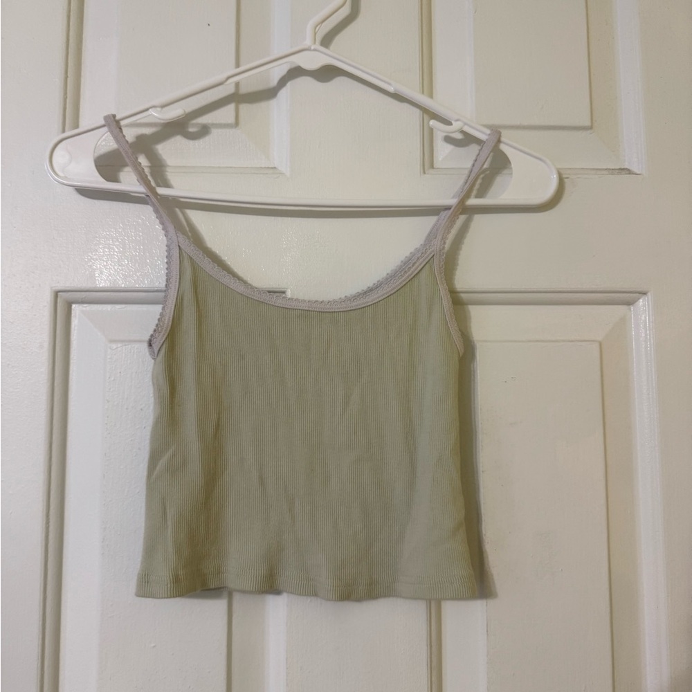 Women's Sage Cream Tank Top